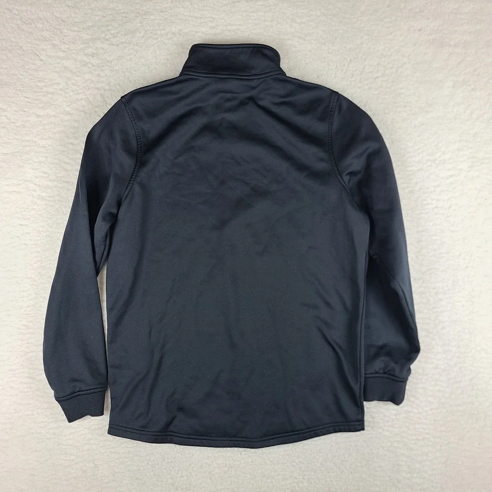 Under Armour Sweater Mens Small Black Loose‎ Coldgear Performance Tech Golf